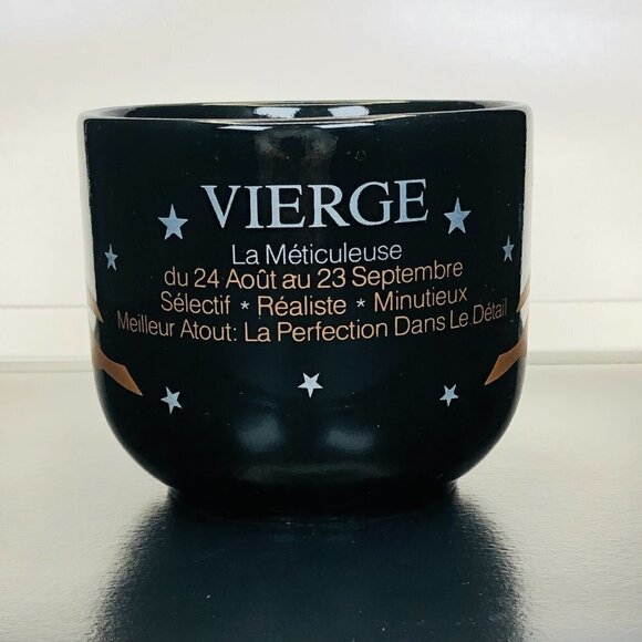 𝅺Retro French Zodiac Virgo Vierge Kilncraft England Stoneware Coffee Mug - Picture 3 of 10